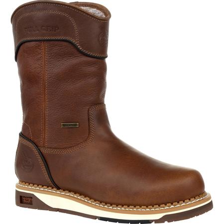 GEORGIA BOOT AMP LT Wedge Waterproof Pull On Work Boot, 7W GB00369